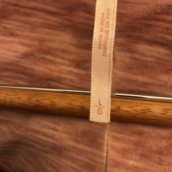 🤩Free People light peach top - Large - Picture 5 of 5